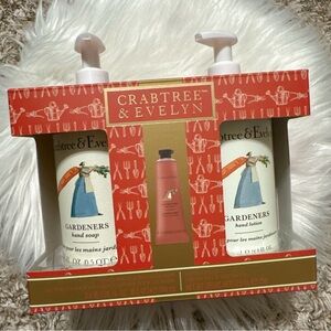 Crabtree & Evelyn Gardeners Hand lotion, Hand Soup and Hand Cream 3pc set